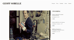 Desktop Screenshot of geoffsobelle.com