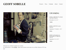 Tablet Screenshot of geoffsobelle.com